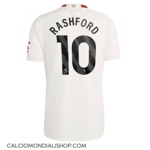 Maglie da calcio Manchester United Marcus Rashford #10 Terza Maglia 2023-24 Manica Corta